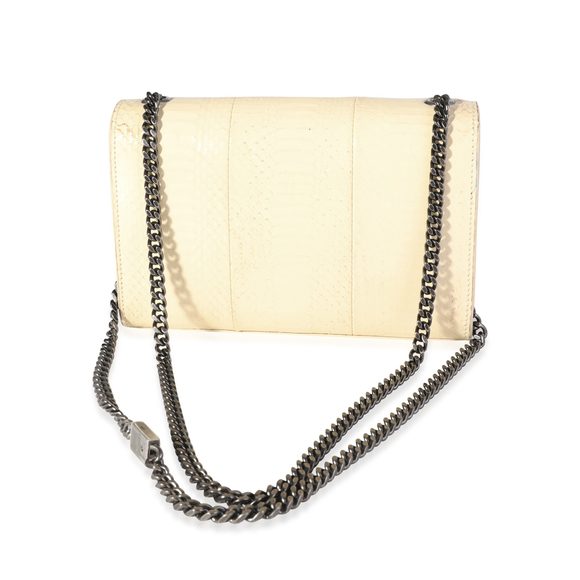 Saint Laurent White Creme Ayers Small Kate Palm Tree Bag - Picture 3 of 8